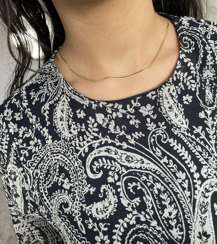 Customer photo review of Snake Chain Necklace