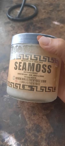 Customer photo review of St Lucia Gold Sea Moss Gel Trio