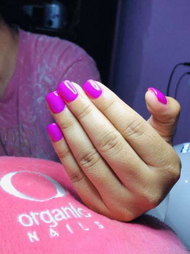 Customer photo review of Acrílico Make Cover Petal Rose 2 oz Fantasy Nails