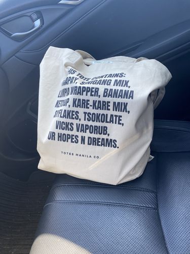 Customer photo review of Hopes & Dreams Pinoy Tote