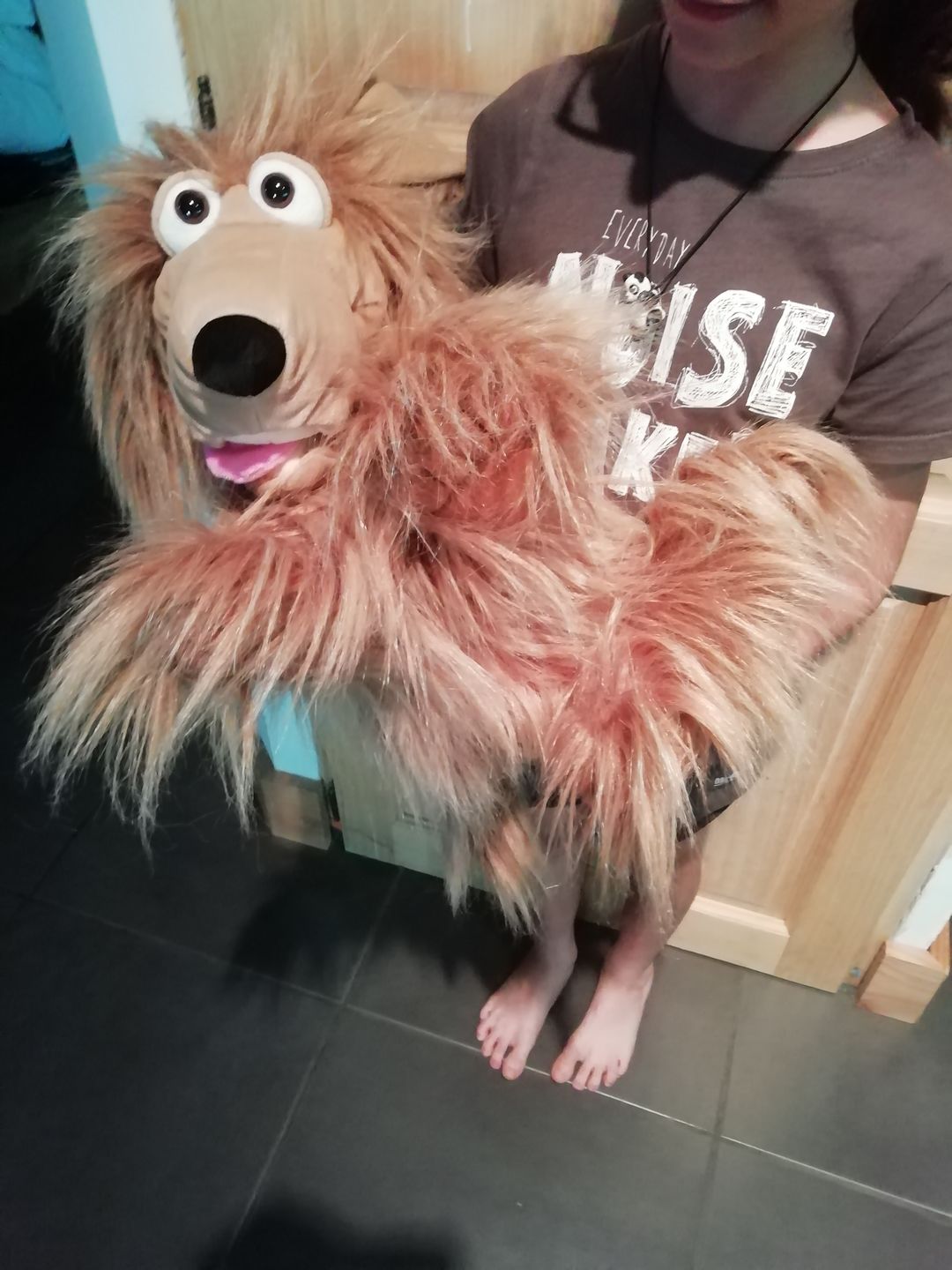 Customer photo review of La chienne Lulu Marionnette