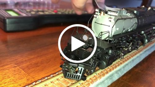 Customer video review of BLI 7057 UP Big Boy #4014, "The Big Boy Tour" Excursion, Standard Finish, Challenger Excursion Tender, Paragon4 Sound/DC/DCC, Smoke, HO Scale