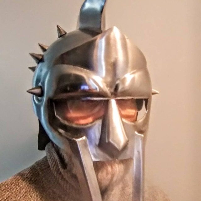 Customer photo review of Handcrafted Roman Legion Gladiator Helmet