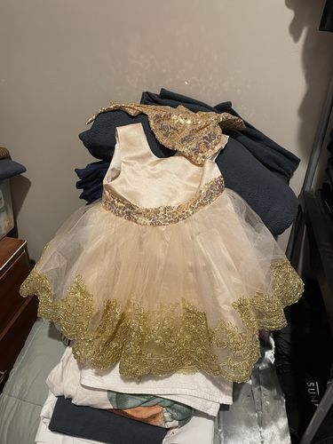 Customer photo review of Summer Cute Baby Girls Sequins Dress