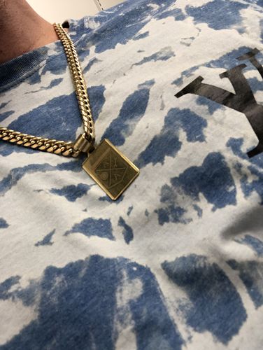 Customer photo review of Military Army Tag Pendant 017