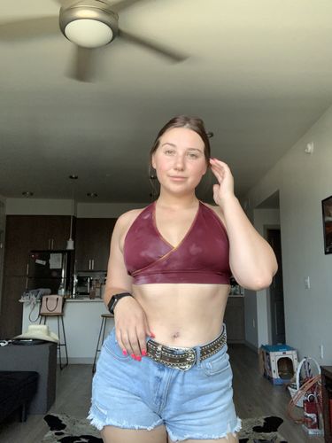 Customer photo review of HUG STRAPPY HALTER BRA