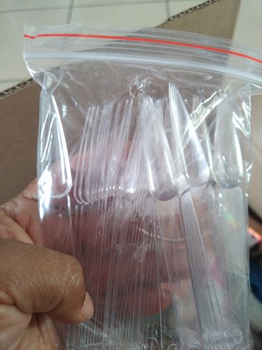 Customer photo review of Muestrario Aro Stiletto Crystal 50 pzas