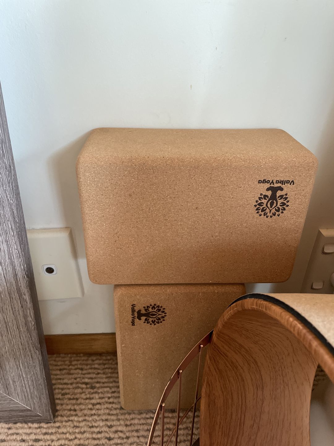 Customer photo review of Cork Yoga Brick