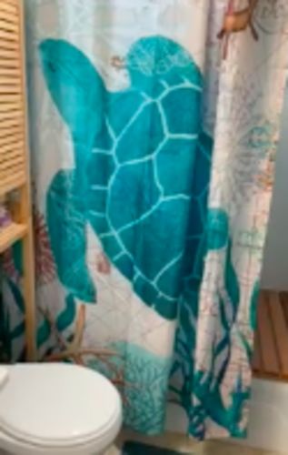 Customer photo review of Life in Ocean Collection | Premium Shower Curtains