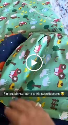 Customer video review of Sleeping Foxes Anti Pill Polar Fleece Fabric