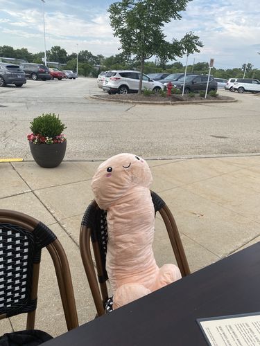 Customer photo review of PeePee The Big Penis Plush