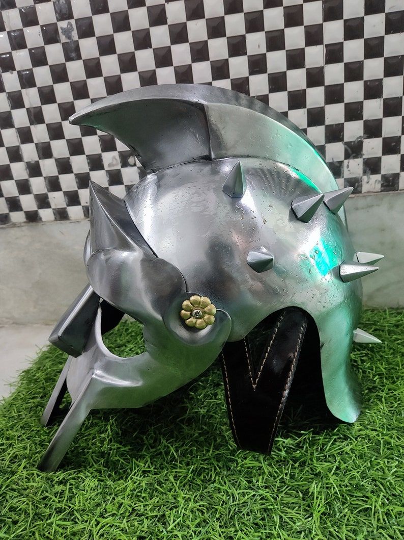 Customer photo review of Handcrafted Roman Legion Gladiator Helmet