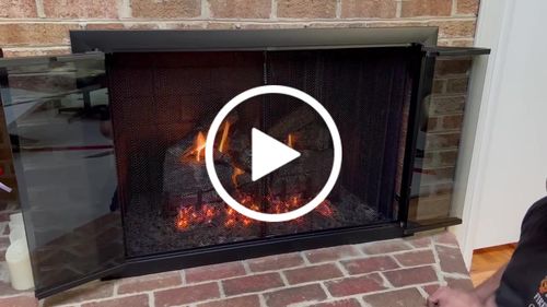Customer video review of Brookfield - Masonry & Prefab Fireplace Glass Doors