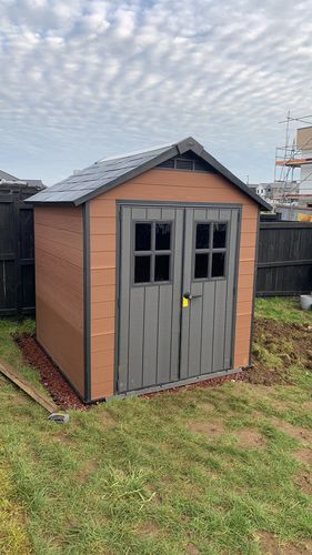 Customer photo review of Newton 757 Shed