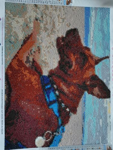 Customer photo review of Dein Foto als 5D Diamond Painting