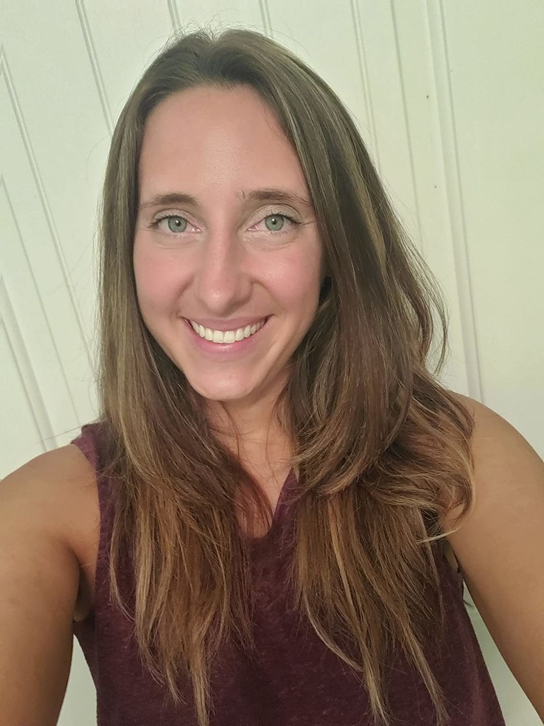 Customer photo review of Clip in Human Hair Extensions Balayage Brown Highlights #2/2/6