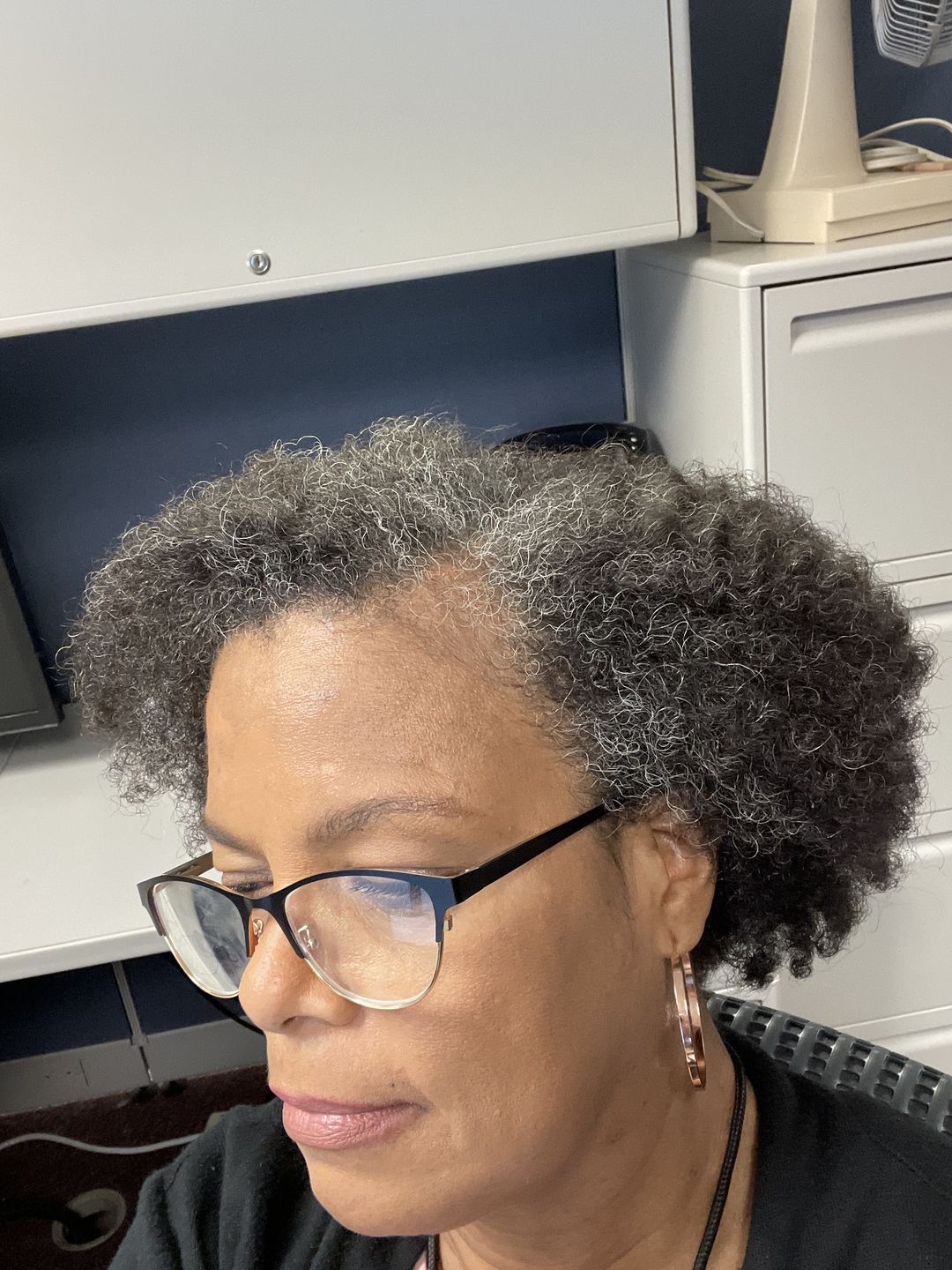 Customer photo review of Glide & Sleek, Ayurvedic Fenugreek Hair Grease