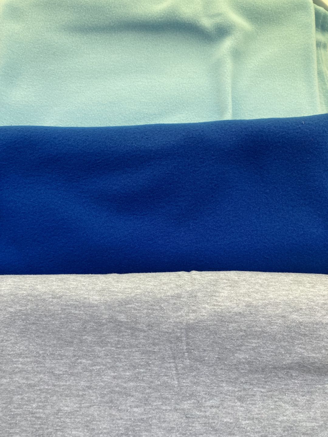 Customer photo review of Plain Fleece/Sweatshirt Remnants