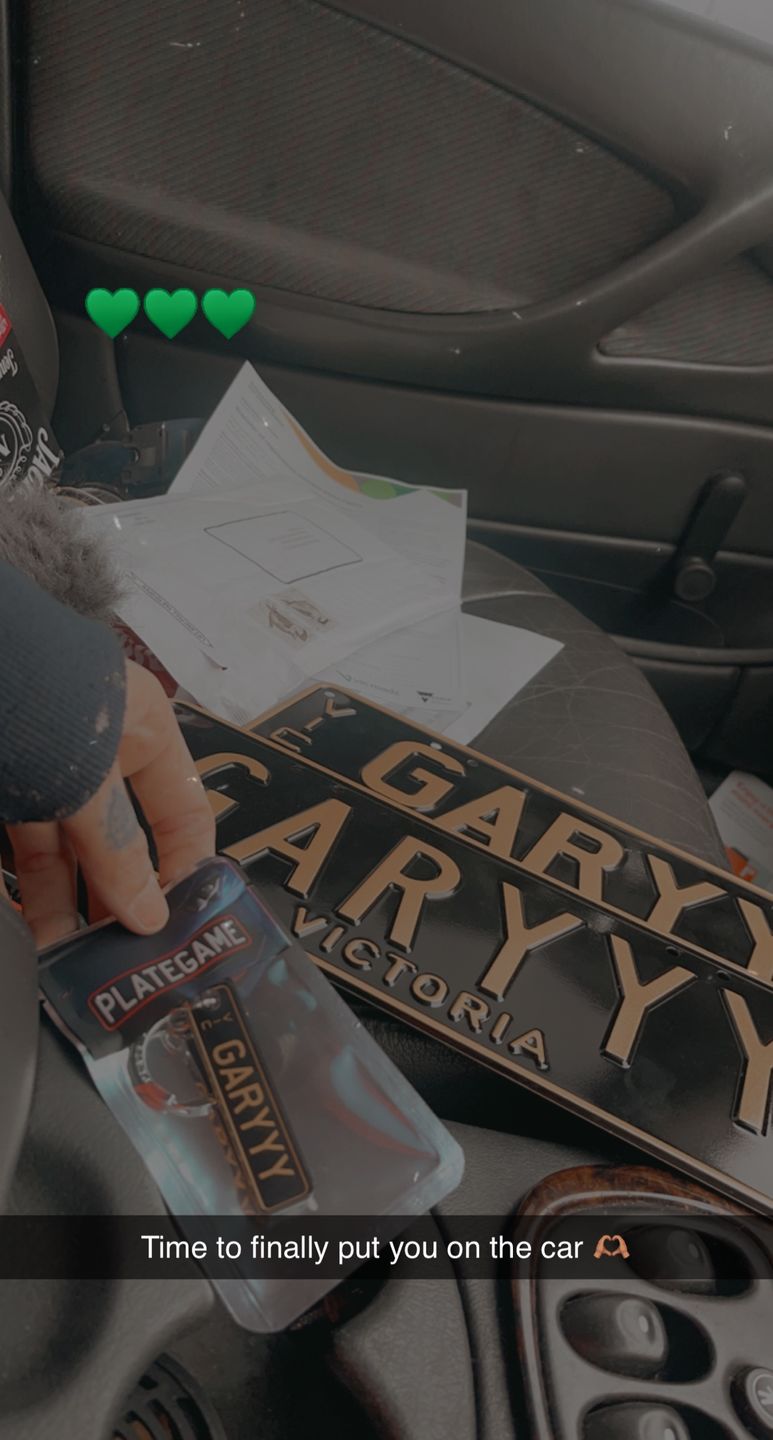 Customer photo review of VIC Prestige Licence Plate Custom Keychain