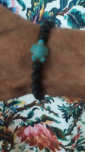 Customer photo review of "Turtle" tracking bracelet