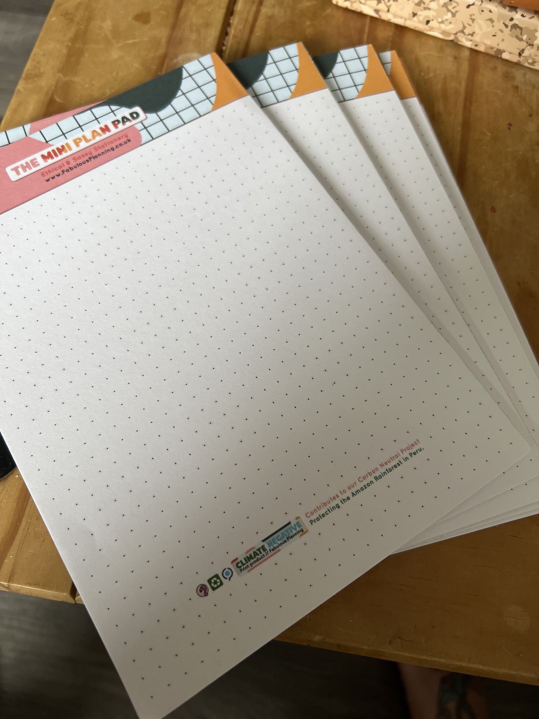 Customer photo review of A5 - The Mini Plan Pad