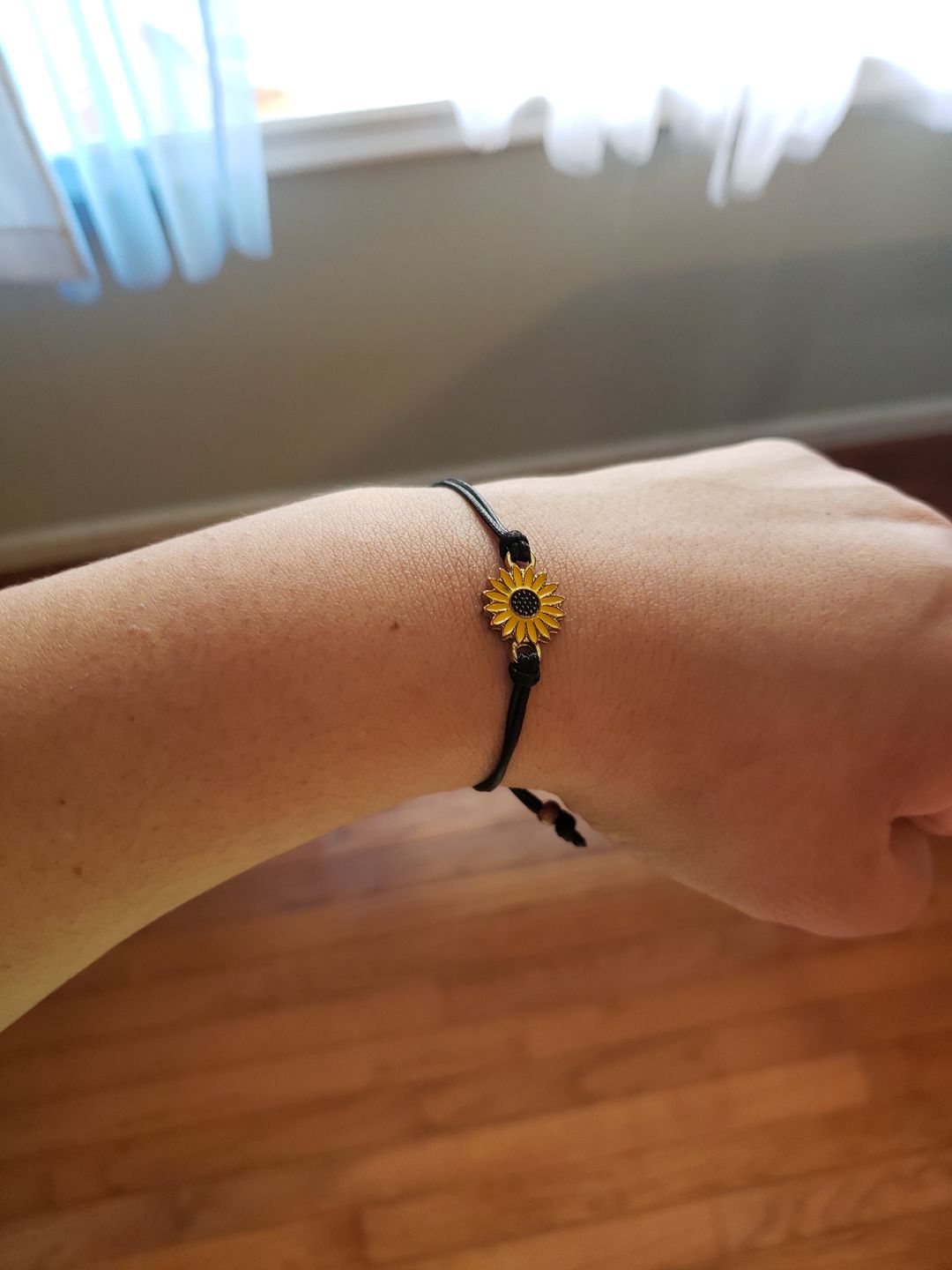 Customer photo review of "Together Forever" Sunflower Bracelet Set