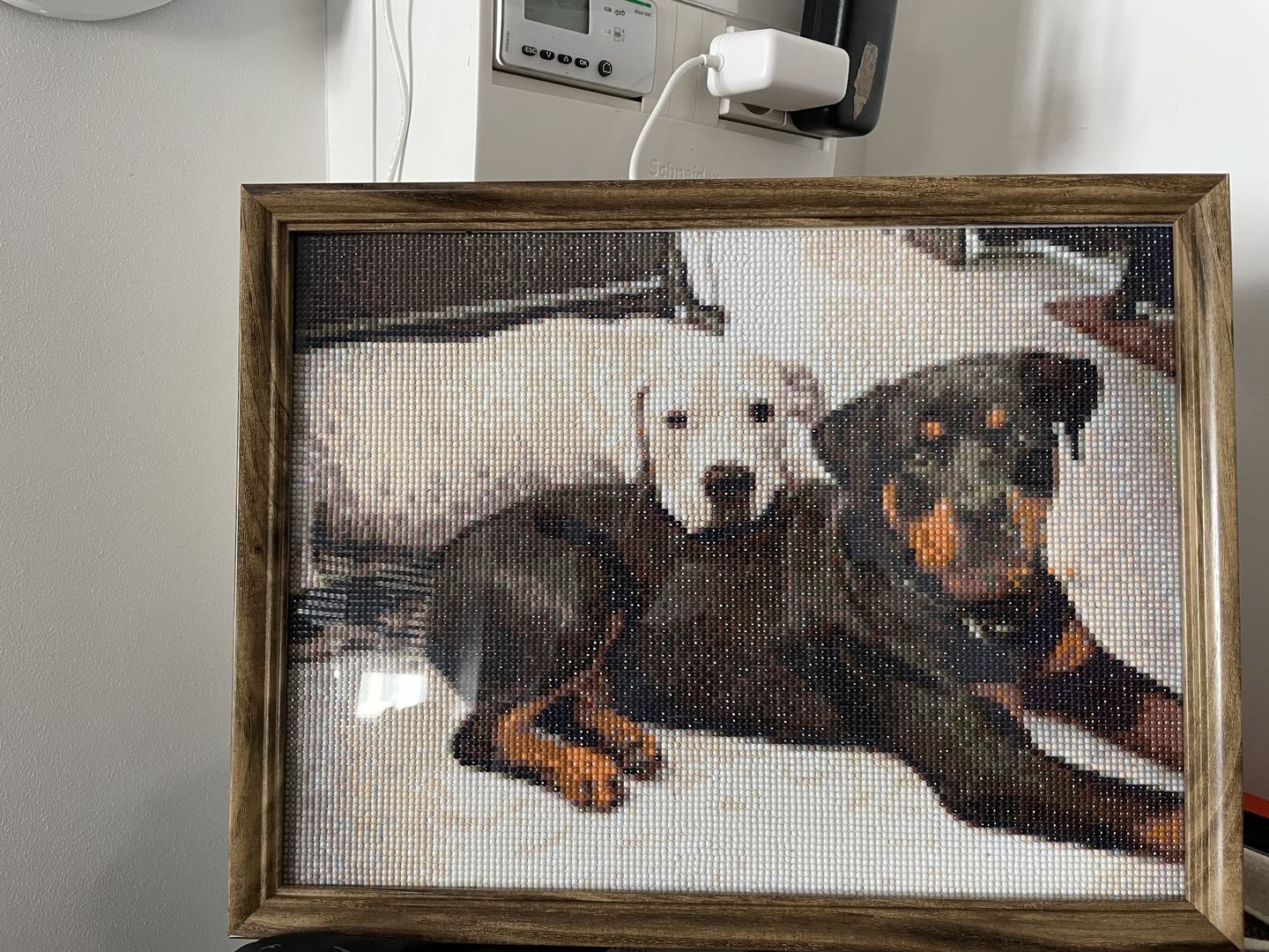 Customer photo review of Diamond Painting Personnalisé