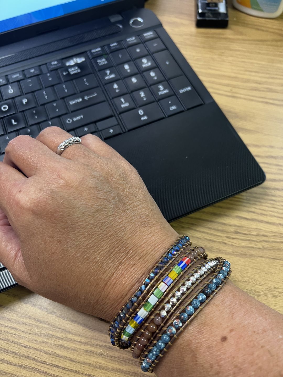 Customer photo review of Imperial Flower Protection Wrap Bracelet