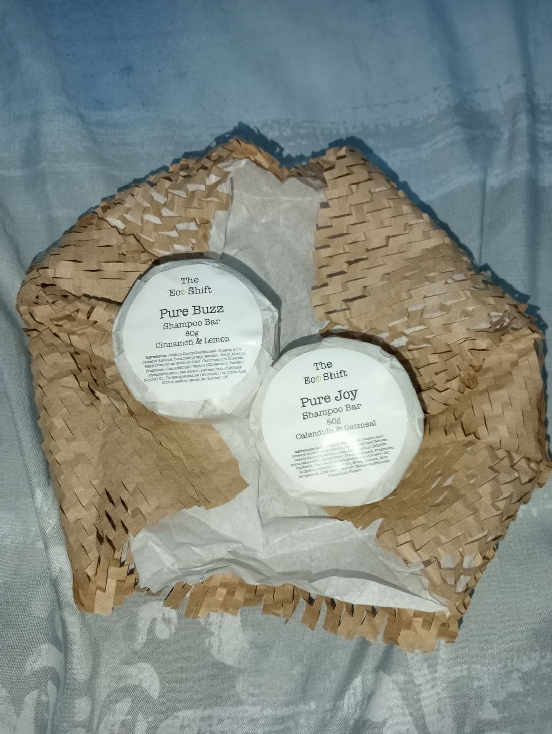 Customer photo review of Pure Buzz | Shampoo Bar
