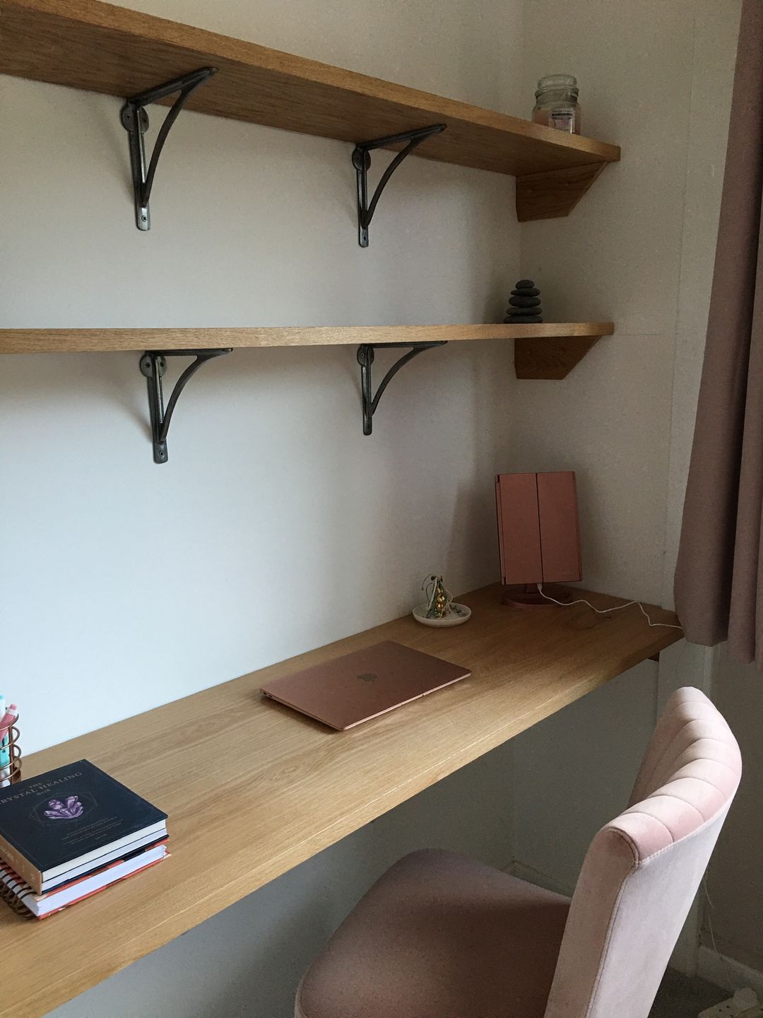 Customer photo review of 8 Inch Ironbridge Cast Iron Shelf Bracket
