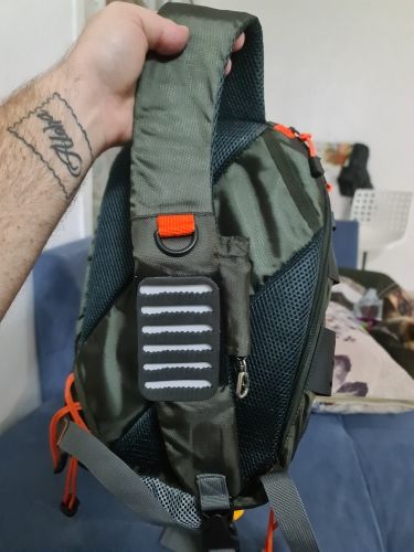 Customer photo review of Kylebooker Fly Fishing Sling Packs Fishing Tackle Storage Shoulder Bag SL03