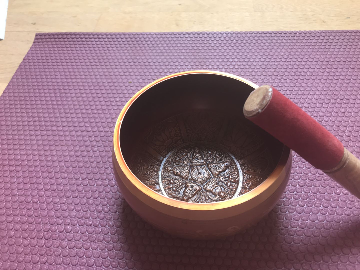 Customer photo review of Bols Tibétains 5 Bouddhas