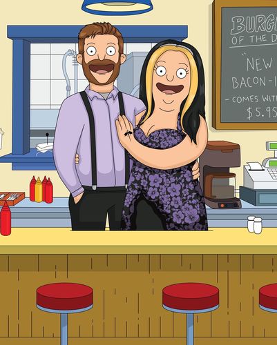 Customer photo review of Personalized Bob’s Burgers Custom Portrait