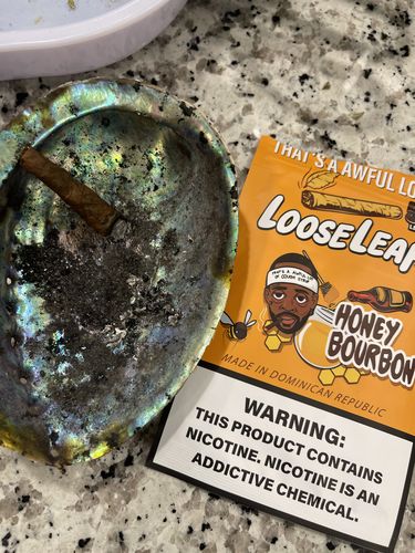 Customer photo review of Desto Dubb Honey Bourbon LooseLeaf (40 Count)