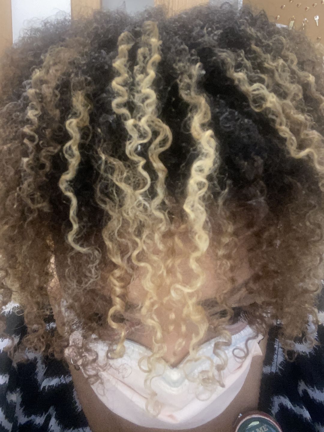 Customer photo review of Curl Elixir Flaxseed Gel