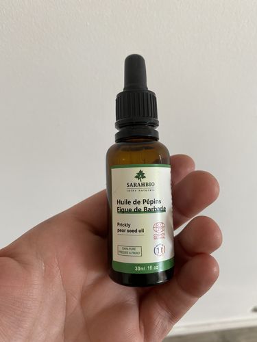 Customer photo review of Sarahbio - huile de pépins de figue de barbarie - 30 mL