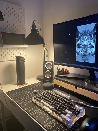 Customer photo review of IDOBAO ID80 ANSI CRYSTAL  HOT SWAP KEYBOARD KIT（GASKET MOUNT VERSION)