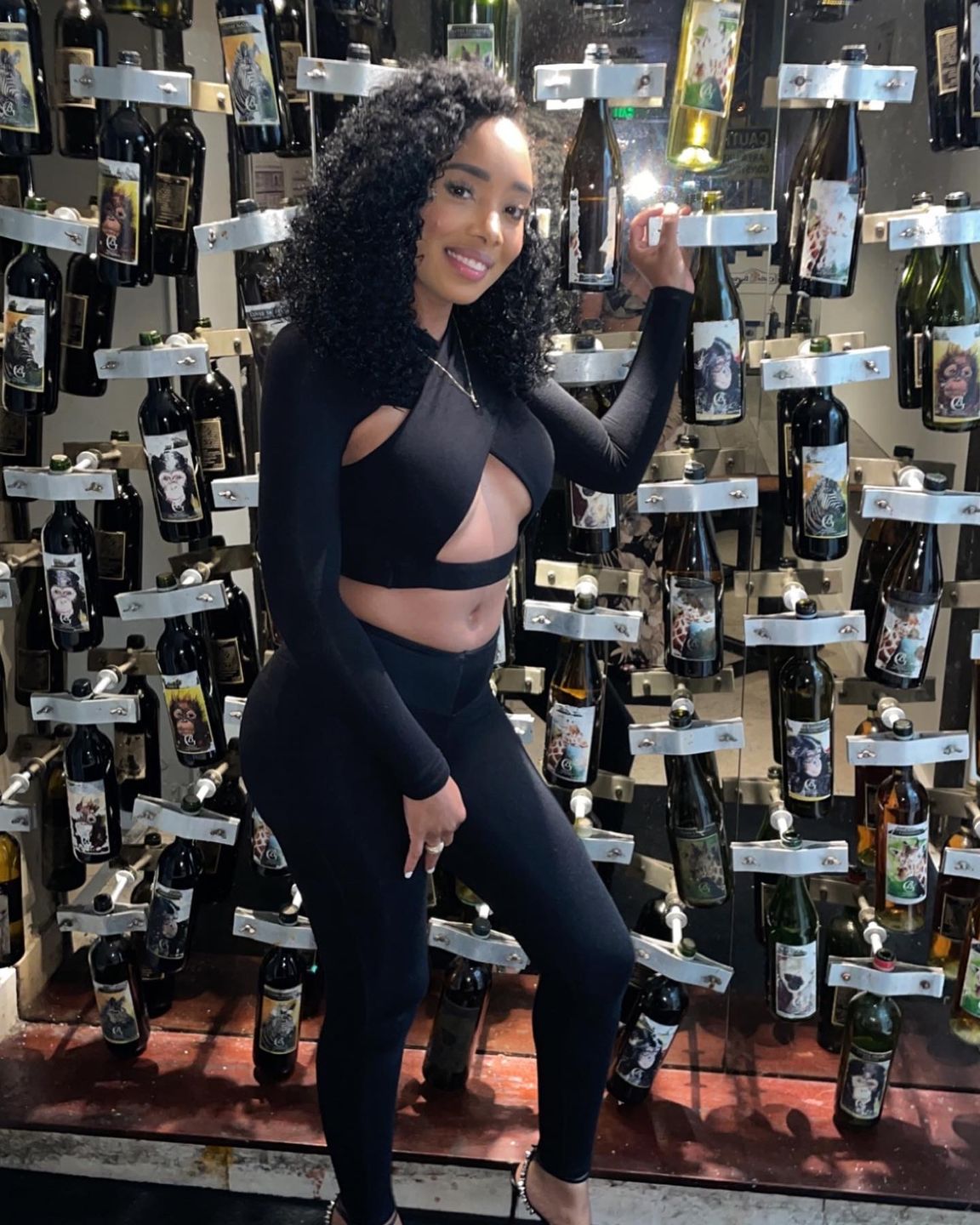 Customer photo review of Brazilian Curly Bundle