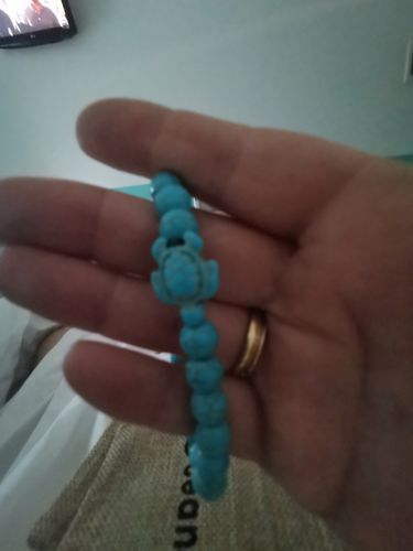 Customer photo review of "Turtle" tracking bracelet