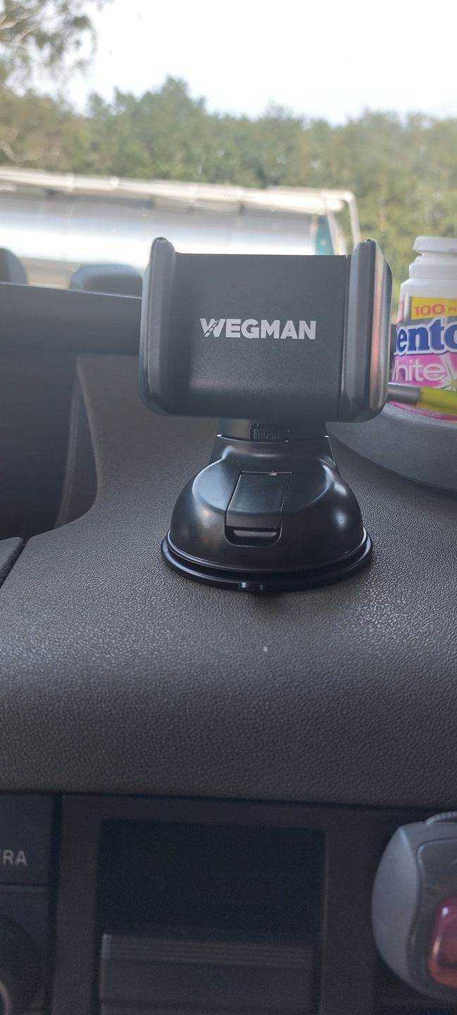 Customer photo review of Wegman Telefoonhouder Met Zuignap - Dashboard en autoruit