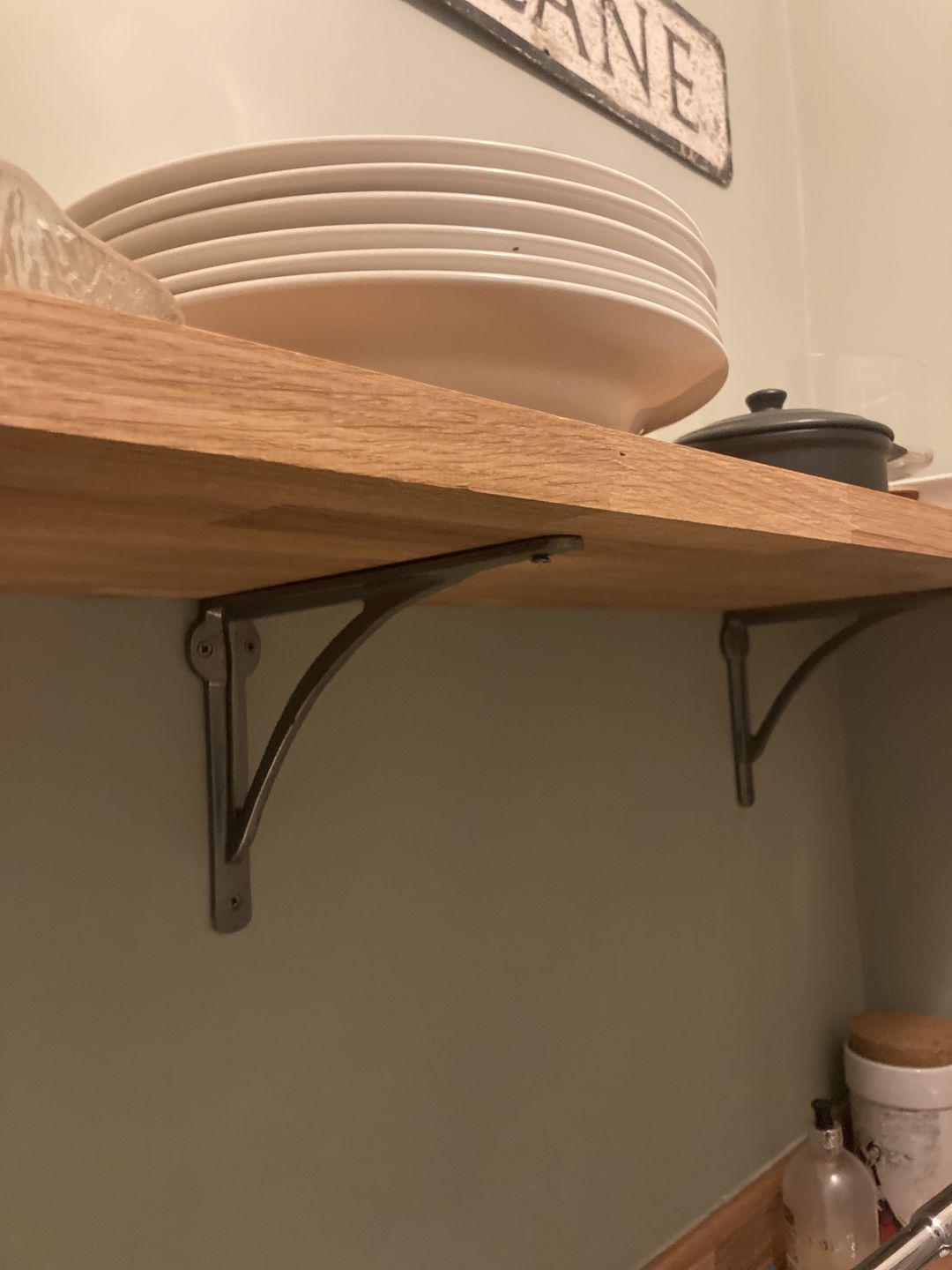 Customer photo review of 10 Inch Ironbridge Cast Iron Shelf Bracket