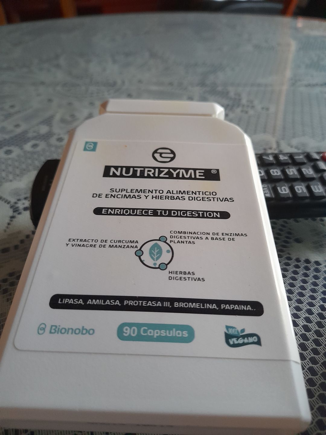 Customer photo review of NUTRIZYME® | Enzimas digestivas (90cápsulas) | Envío Gratuito Península |