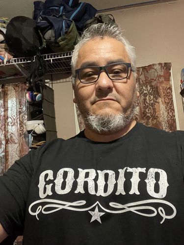 Customer photo review of Gordito Vintage Print T-Shirt (Click Link Below For 4-5XL Gorditos! :)
