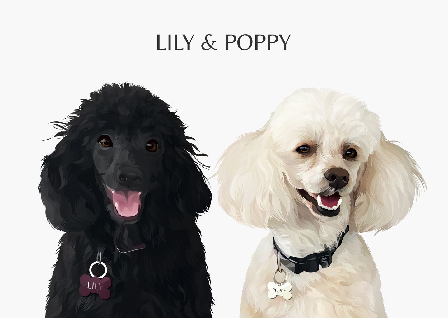 Customer photo review of Two-Pet Portrait