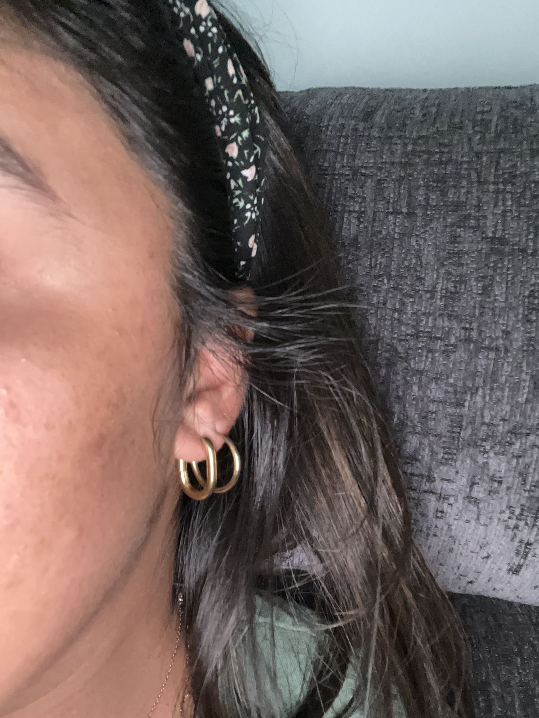 Customer photo review of Essential Earrings Small