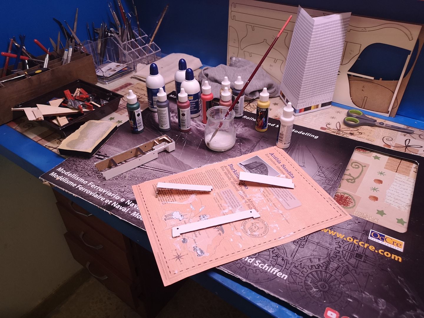 Customer photo review of Pack Pinturas Acrílicas Amerigo Vespucci