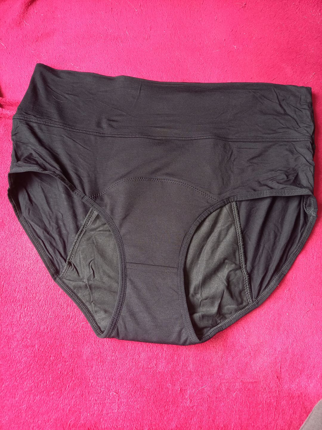 Customer photo review of Boxer Menstruel Taille Haute Maxie (Lot de 3)