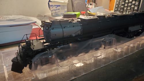 Customer photo review of BLI 7057 UP Big Boy #4014, "The Big Boy Tour" Excursion, Standard Finish, Challenger Excursion Tender, Paragon4 Sound/DC/DCC, Smoke, HO Scale
