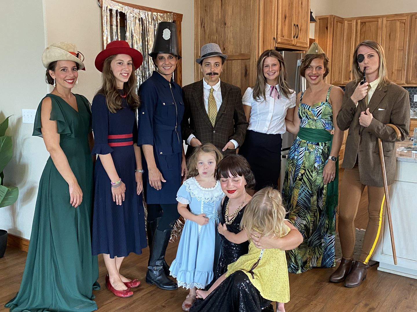 Customer photo review of 1940s Murder Mystery Host Your Own Game Kit