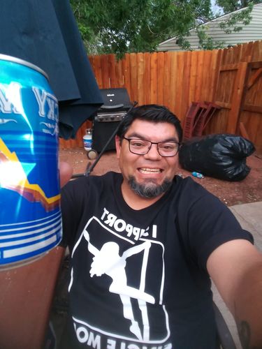 Customer photo review of Support Single Moms Cotton Tee